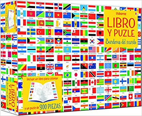 BANDERAS DEL MUNDO. LIBRO Y PUZLE 