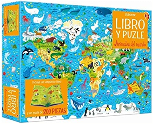 ANIMALES DEL MUNDO. LIBRO Y PUZLE